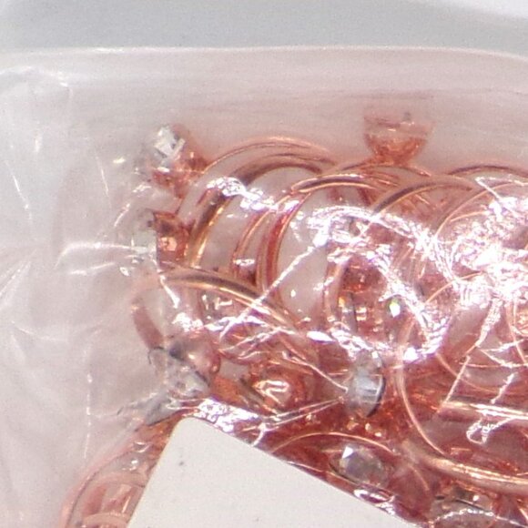 Rose Gold Bridal Shower Faux Diamond Engagement Rings 72 Wedding Decoration Game - Picture 4 of 6